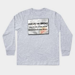 LEAVE THE BRONX Kids Long Sleeve T-Shirt